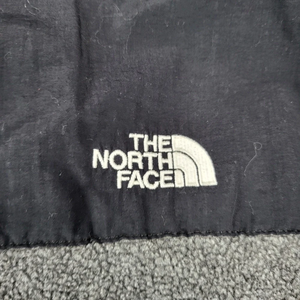 The North Face Jacket Mens Large Gray Fleece Nylon‎ Windbreaker Full Zip Outdoor